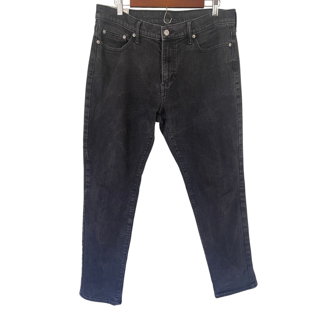 Abercrombie & Fitch Mens Slim Straight Stretch Jeans‎ Black 34x34 176158210